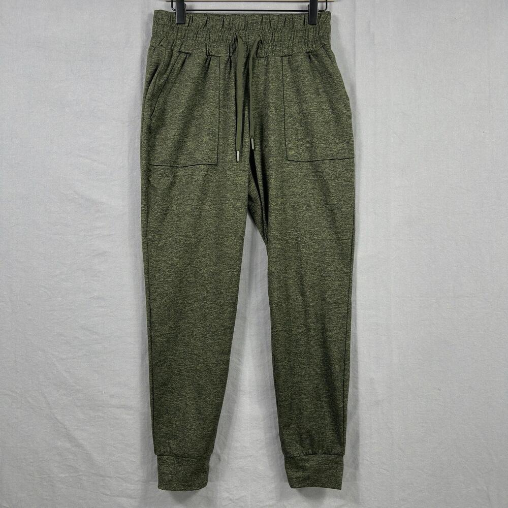 Mondetta Men's Green Heathered Jogger Pants - Size Small - Dark Green